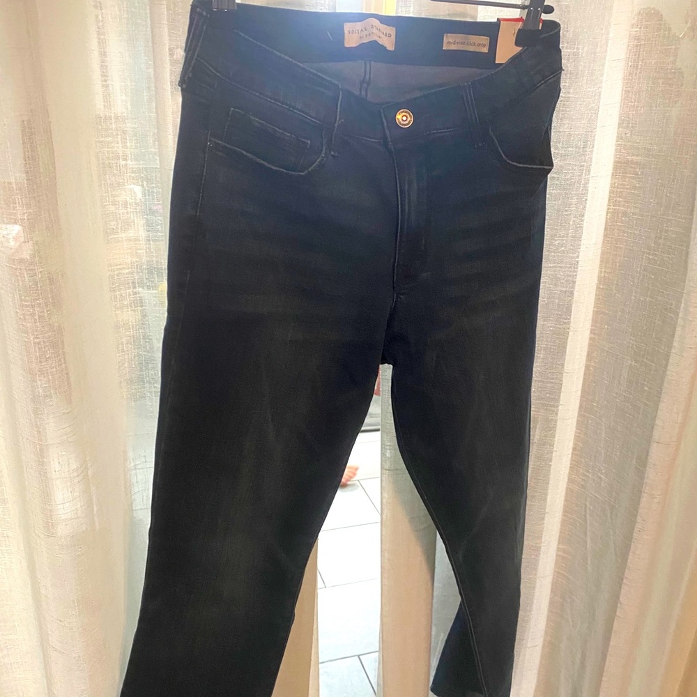 Dark blue jeans